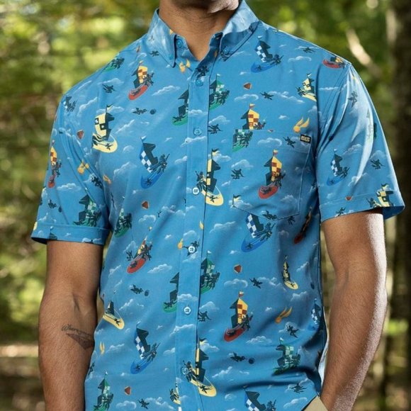 RSVLTS Other - NEW! RSVLTS KUNUFLEX Harry Potter BLUDGER, QUAFFLE, SNITCH Short Sleeve Shirt